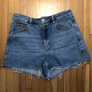 TopShop Motto Mom Denim Shorts